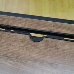 デスク 幅100.5×奥40×高75cm インダストリアル風 収納付き アイアンフレーム 机  札幌市 清田区 平岡の画像