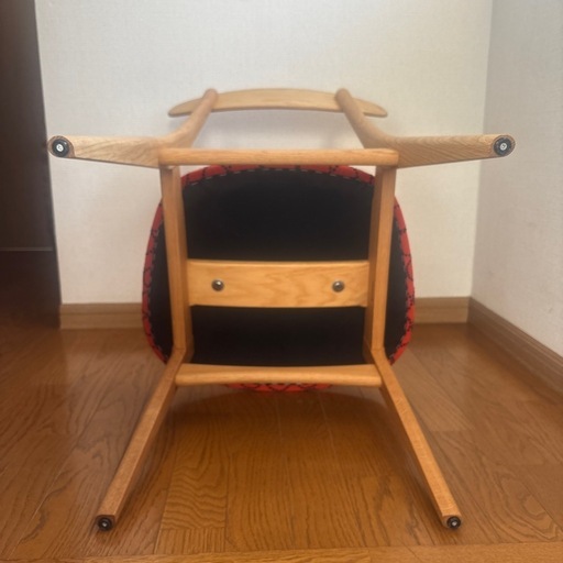 enstol 国産無垢材チェア　ミナペルホネン生地