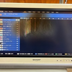 シャープ　AQUOS液晶カラーテレビ　ジャンク品の画像