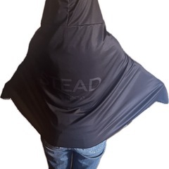 STEAD 冷感アイスポンチョ ブラック　令和の虎 通販の虎の画像