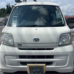 H27年式 ダイハツ ハイゼットカーゴ ハイルーフ★総額16.8万円★車検2年付き 即日納車可能♪Tチェーン 4AT 激安軽バン！お早めに！の画像