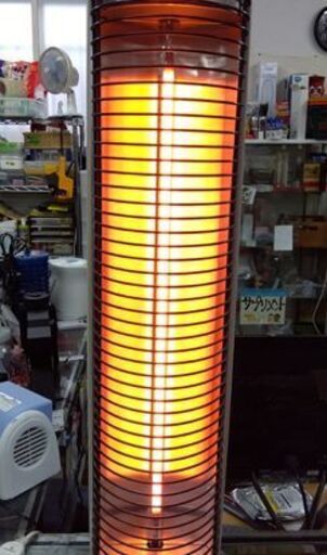 YAMAZEN グラファイトヒーター DCTS-A091 白 2022年製 タワー型 高さ84cm 900W 電気ストーブ 暖房 スト