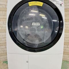 大阪送料無料★3か月保障付き★ドラム式洗濯機★日立★11kg★2018年★BD-SV110BL★IS-307の画像