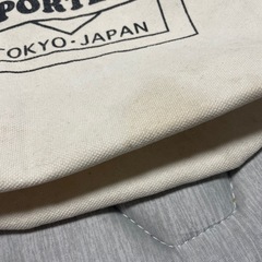 PORTER ポーター トートバッグ 吉田カバン PORTER URBAN RESEARCH TRAVEL COUTURE by LOWERCASE トートバッグ ホワイト キャンバス地の画像