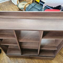 リサイクルショップどりーむ鹿大前店　No.2703　オープンラック　本棚　ブラウン　おススメ商品です🎵の画像