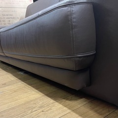 Maruni 3Pレザーソファ ブラウン 中古 
の画像