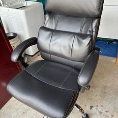 オットマン付き　デスク用チェア　中古品の画像