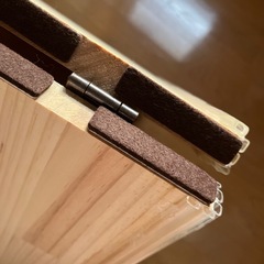 折りたたみ式アウトドアテーブル　天板のみ　手作りの画像