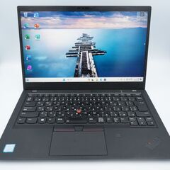 フルHD 動作◎ 14 レノボ ノートPC ThinkPad X1 carbon Core i5-8250U windows11 pro 8GB SSD512GB  カメラあり オフィス (B941)の画像