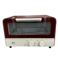186000 現状品 BRUNO ブルーノ オーブントースター BOE052  レッド [1000025341927]の画像