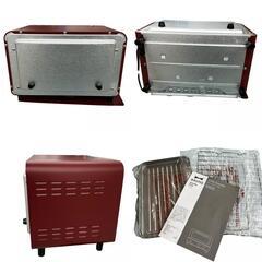 186000 現状品 BRUNO ブルーノ オーブントースター BOE052  レッド [1000025341927]の画像