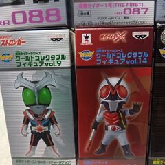 仮面ライダー　ワールドコレクタブルフィギィア6個セットの画像