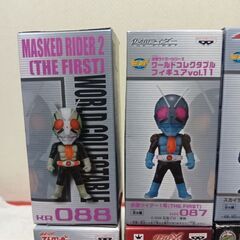 仮面ライダー　ワールドコレクタブルフィギィア6個セットの画像