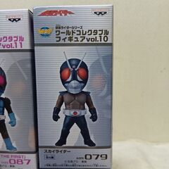 仮面ライダー　ワールドコレクタブルフィギィア6個セットの画像