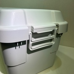 MUJI 無印 頑丈収納ボックス(大) 押し入れ収納 コンテナ アウトドア トランクカーゴ 美品の画像