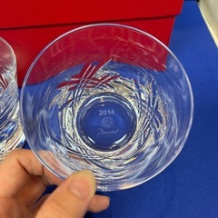 Baccarat 2014 ペア グラスの画像