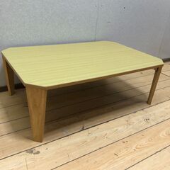 ニトリ 折りたたみ ローテーブル 木製調 ナチュラルカラー 幅90 奥行60 高さ32 コンパクト収納　【糸島市内 送料無料】250911-12の画像