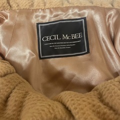 CECIL Mc BEE ベージュ ポンチョコート Mサイズの画像