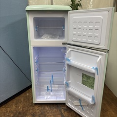 I646 🌈 ジモティー限定価格！ 2024年製の高年式♪ オーヤマ 冷蔵庫 (114L) ⭐ 動作確認済 ⭐ クリーニング済の画像