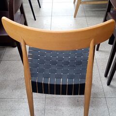 ★リユースのサカイ高崎店★TJ12804  椅子 黒 H×D×W クリーニング済みの画像