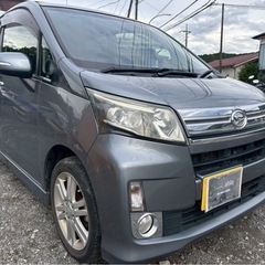 H25年式 ダイハツ ムーヴカスタムRS★総額13.8万円★車検付き 即日納車可能！スマキー アイスト Bluetooth バックカメラ ターボ お早めに！の画像