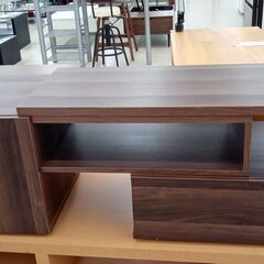 ★リユースのサカイ高崎店★TJ12805  テレビ台 ブラウン H89-136×D39×W42.5 クリーニング済みの画像