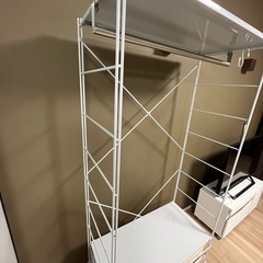 無印洋服ラックの画像
