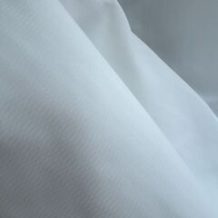 薄手カーテン ホワイト 幅150×丈100cm 2枚組の画像