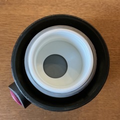 真空ステレンスボトル🥤Onepushstainlessbottleワンプッシュステレンスボトル容量430ml安心ストッパー付き保冷保温美品⭐️ピンクの画像