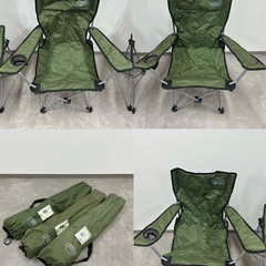 アウトドア　椅子 アームチェア チェア 折りたたみ 3個セットの画像