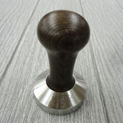 未使用保管品 モッタ エスプレッソ用タンパー 58mm ウッドハンドル MOTTA pressino tamper ステンレス コーヒー用品 西岡店の画像
