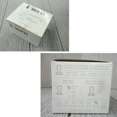 未使用保管品 モッタ エスプレッソ用タンパー 58mm ウッドハンドル MOTTA pressino tamper ステンレス コーヒー用品 西岡店の画像