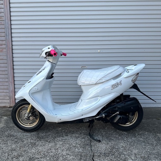 HONDA DIO AF34 AF35ライブディオ ZX カスタム ホワイト ( はー