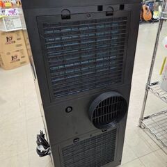 J8605【リユースのサカイ柏店】 ★2025年製★ KODEN 広電 スポットクーラー AZS291KBA　付属品あり 業務用2口冷風ダクト・排熱ダクト付 ノンドレン タンクレス設計 水捨て不要 エアフィルター付 キャスター付 ドレンホース付 冷媒R410A採用 ブラック クリーニング済　参考価格74,800円の画像