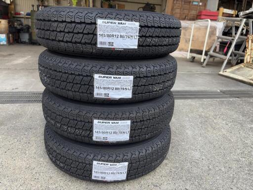 ヨコハマ SUPER VAN 355 145/80 R12 タイヤホイール4本 SUPER VAN