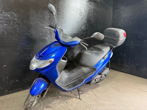 ★支払総額4.0万円★関東圏内即日配送可能！ 全車走行テスト済みです！ スズキ アドレス110 青 CF11A 人気のアドレス110！ 2ストのためオイル注ぎ足すだけ！ サイスタ付き！リアボックス付き！ バッテリー新品！