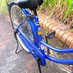 中古自転車 SEASON ママチャリ 自転車 26インチ ブルー 通勤 通学 近所のお出掛けなどにの画像