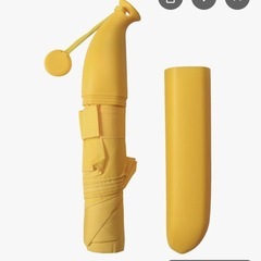 【新品】 バナナ傘 折りたたみ傘 黄色 緑色の画像