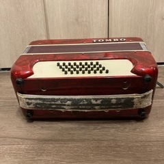 アコーディオン 箱付 トンボ/T32N/32鍵/36ベース/赤の画像
