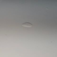 リサイクルショップどりーむ鹿大前店　No.2714　ニトリ　折りたたみテーブル　ローテーブル　ホワイト　※天板一部浮きあり(´;ω;｀)の画像