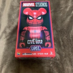 新品未開封 BE@RBRICK 400％ スパイダーマン CIVIL WAR 本日受け渡し可
の画像