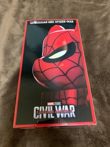 MARVEL STUDIOS 400% アイアンマン スパイダーマンセット MARVEL BE