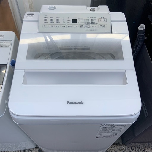 2019年製　パナソニック　全自動洗濯機　7.0kw NA-FA70H7