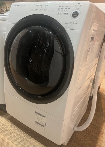 SHARP ドラム式電気洗濯乾燥機 ES-S7F-WL 2021年製 リサイクルショップ