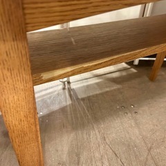【武蔵小山店】  unico ウニコ KURT クルト　ローテーブル オーク材 廃盤品 センターテーブル テーブル カフェテーブル コーヒーテーブル 木製 ナチュラル 北欧 ヴィンテージスタイル 家具の画像
