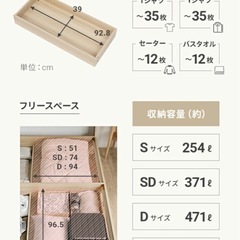 セミダブルベッド　マットレスセット　の画像