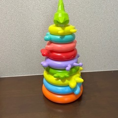 ダイソー　知育玩具　恐竜　タワーの画像