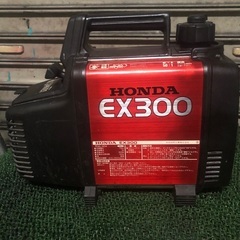 実働　超小型軽量　2スト　ポータブル防音発電機　HONDA製　EX300  100V 60Hz 300VA 直流12Vの画像