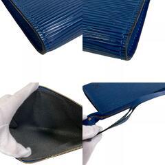 ルイヴィトン LOUIS VUITTON ポーチ エピ ポシェットアクセソワール ミニバッグ ハンドバッグ アクセサリー 小物 M52945 ブルーの画像
