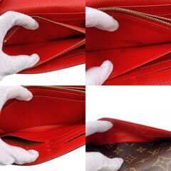 ルイヴィトン LOUIS VUITTON 長財布 モノグラム ポルトフォイユ サラ 二つ折り長財布 くま ベアー クリスマス限定 M62086 ブラウンの画像